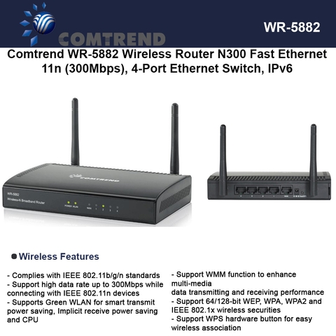 Comtrend Router Wr-5882